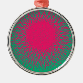 pinky abstract metal ornament
