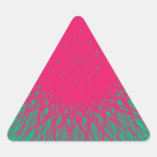 pinky abstract triangle sticker (Front)