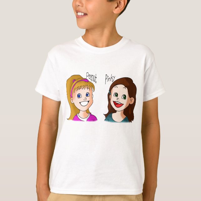Pinky and Peanut  T-shirt (Front)