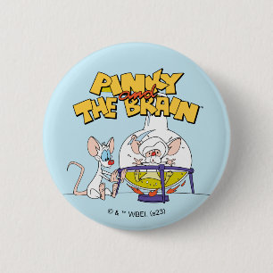 Pinky and the Brain   Laboratory Science 2 Inch Round Button