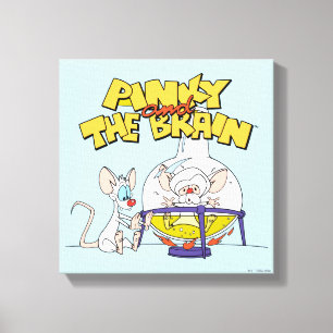 Pinky and the Brain   Laboratory Science Canvas Print