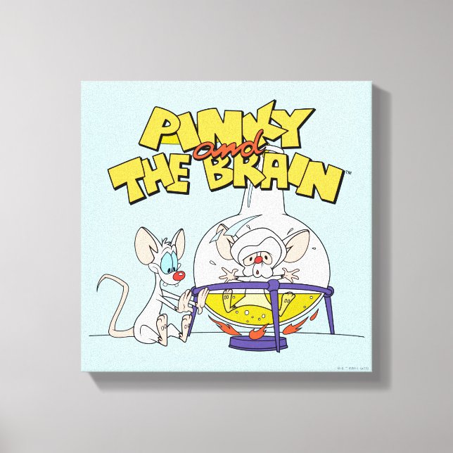 Pinky and the Brain | Laboratory Science Canvas Print (Front)