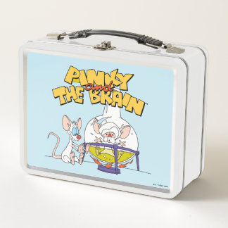 Pinky and the Brain | Laboratory Science Metal Lunch Box