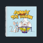 Pinky and the Brain | Laboratory Science Notebook<br><div class="desc">Check out this fun Pinky and the Brain graphic with Pinky warming himself by the burner and flask Brain finds himself trapped inside!</div>