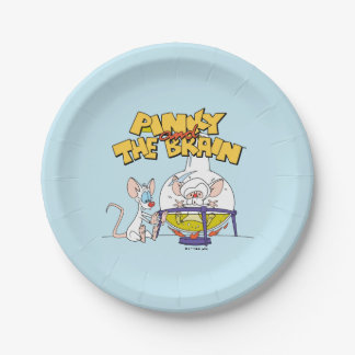Pinky and the Brain | Laboratory Science Paper Plate