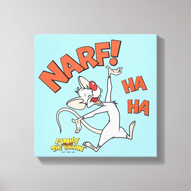 Pinky and the Brain | Pinky "Narf!" Canvas Print (Front)