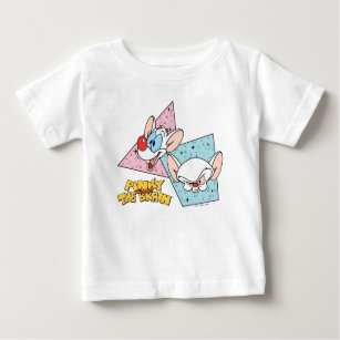 Pinky and the Brain   Retro Character Graphics Baby T-Shirt