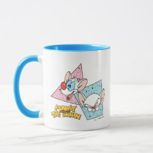 Pinky and the Brain   Retro Character Graphics Mug