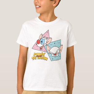 Pinky and the Brain Retro Character Graphics T-Shirt