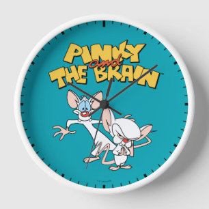 Pinky and the Brain   Show Logo Clock