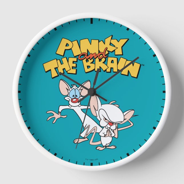 Pinky and the Brain | Show Logo Clock (Front)