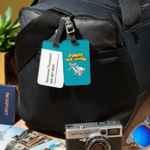 Pinky and the Brain   Show Logo Luggage Tag