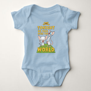 Pinky and the Brain   Take Over The World Baby Bodysuit