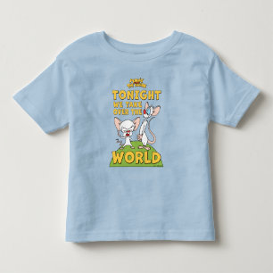 Pinky and the Brain Take Over The World Toddler T-shirt