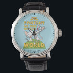 Pinky and the Brain | Take Over The World Watch<br><div class="desc">Check out this fun Pinky and the Brain graphic with the iconic line "Tonight we take over the world".</div>