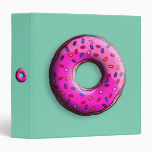 Pinky Doughnut with colourful sprinkles + your ide Binder