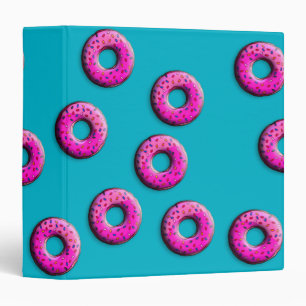 Pinky Doughnuts seamless pattern + your ideas Binder