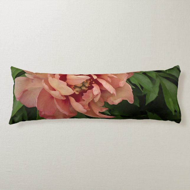 Pinky Peony Body Pillow (Front)