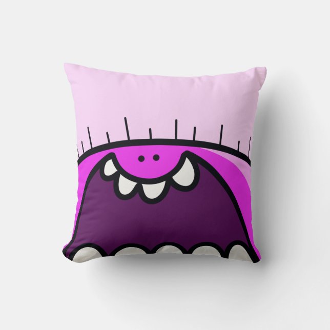 Pinky Pillowman Throw Pillow (Front)