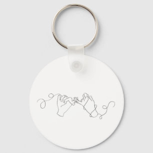 pinky promise keychain