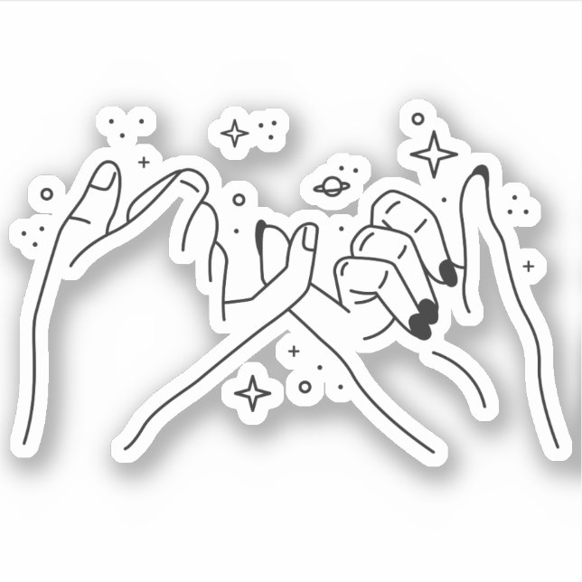Pinky Promise Sticker (Front)