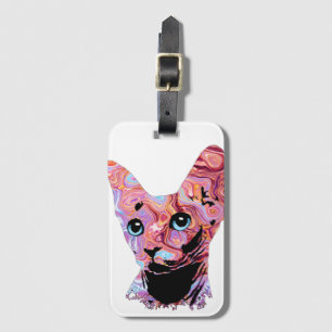 Pinky Sphynx Cat 683 Luggage Tag