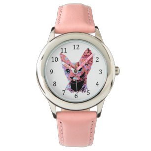 Pinky Sphynx Cat 683 Watch