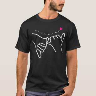 Pinky Swear Friendship Eid Heart Bff Friends 1550 T-Shirt