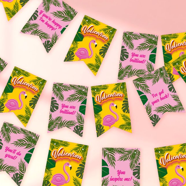 Pinky Validation Vacation  Bunting Flags (Creator Uploaded)