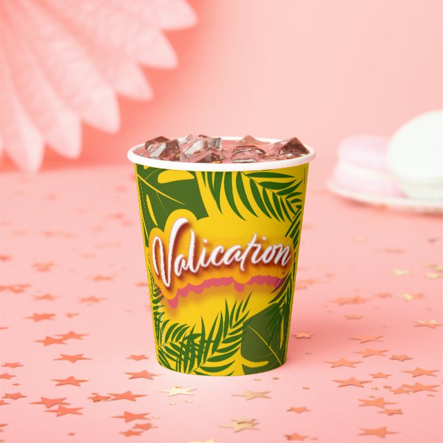 Pinky Validation Vacation  Paper Cups (Insitu)