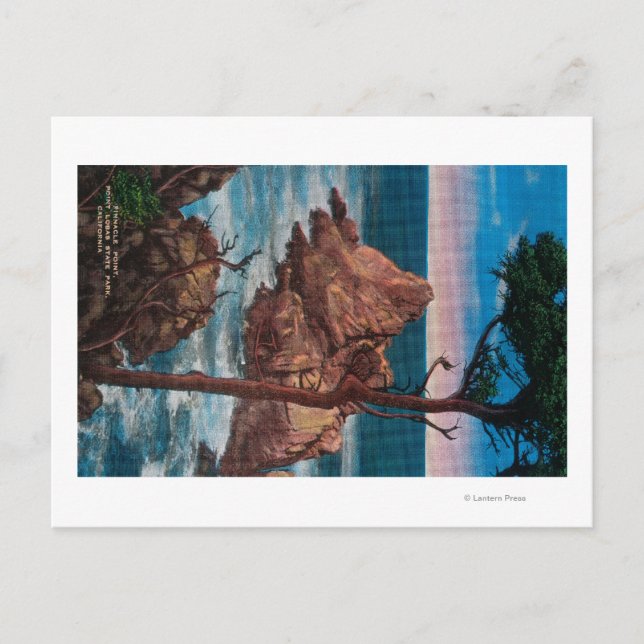 Pinnacle Point, Point Lobas State Park Postcard (Front)