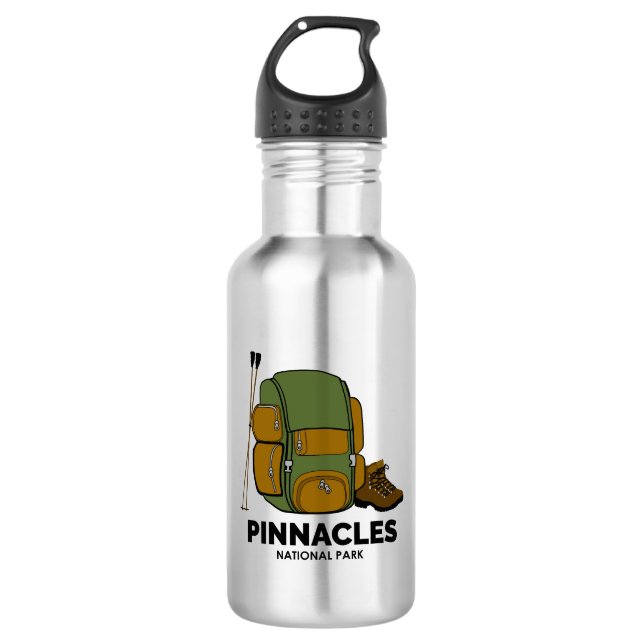 Pinnacles National Park Backpack 532 Ml Water Bottle (Front)