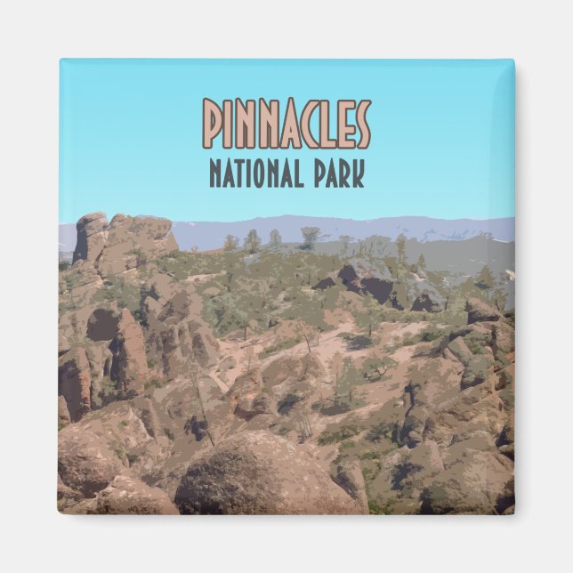 Pinnacles National Park California Magnet (Front)