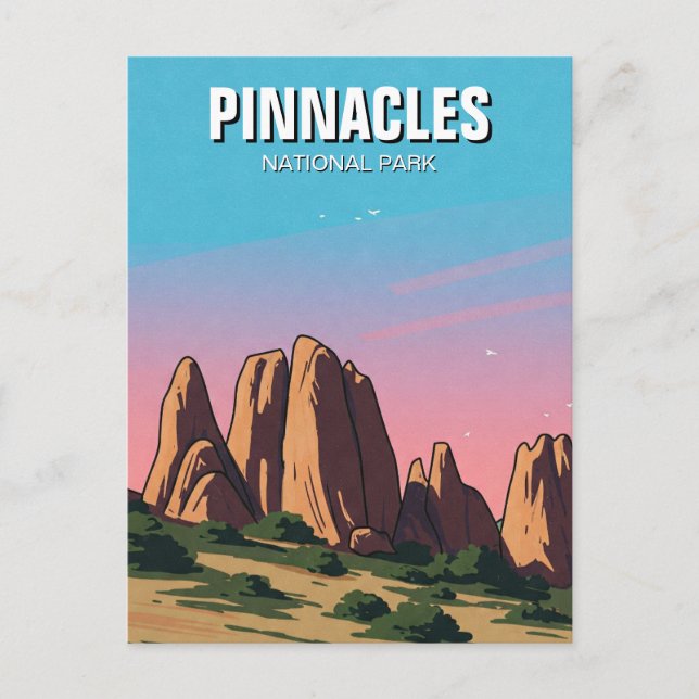 Pinnacles National Park California Travel Postcard (Front)