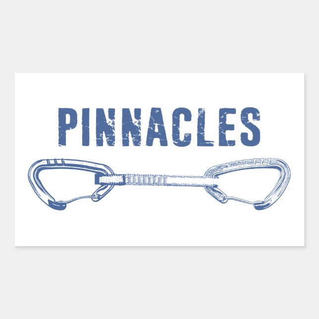 Pinnacles National Park Climbing Quickdraw Sticker (Front)