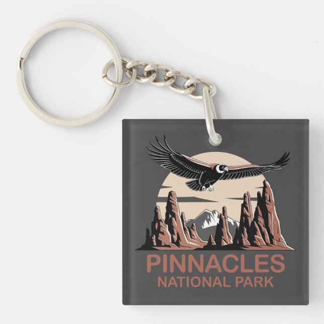 Pinnacles National Park Keychain (Front)