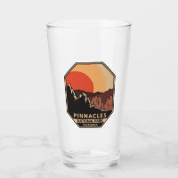 Pinnacles National Park Minimal Retro Emblem