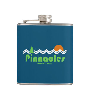 Pinnacles National Park Retro Hip Flask