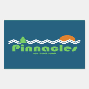 Pinnacles National Park Retro Sticker