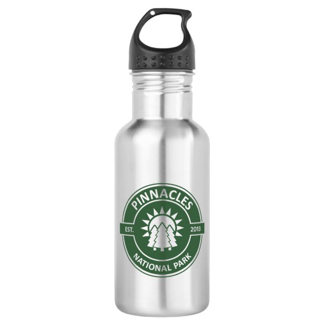 Pinnacles National Park Sun Trees 532 Ml Water Bottle (Front)