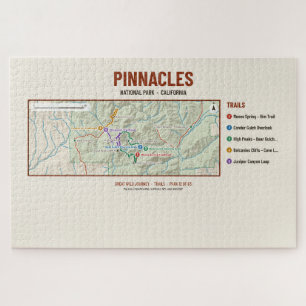 Pinnacles National Park Trail Map Puzzle