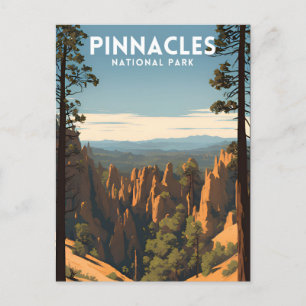 Pinnacles National Park Vintage Postcard