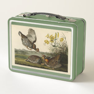 Pinnated Grouse (Grous) Audubon's Birds of America Metal Lunch Box
