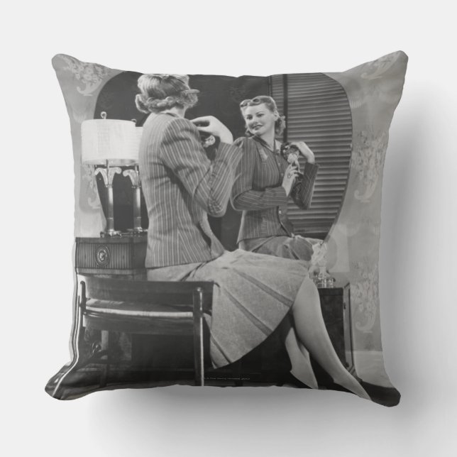Pinning Throw Pillow (Front)