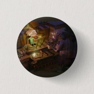Pinocchio 1 Inch Round Button
