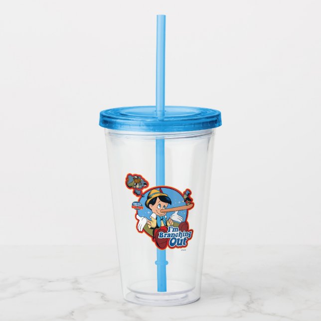 Pinocchio | I'm Branching Out Acrylic Tumbler (Front)