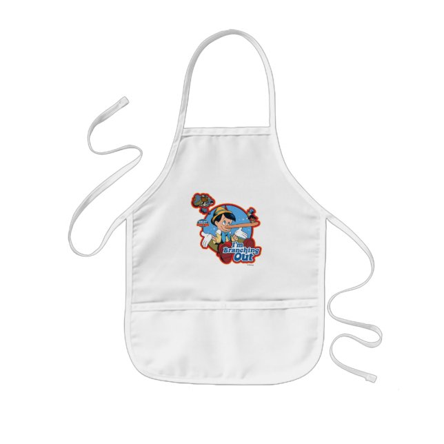 Pinocchio | I'm Branching Out Kids Apron (Front)