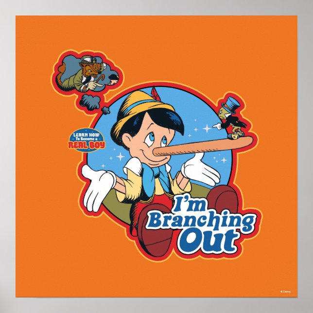 Pinocchio | I'm Branching Out Poster (Front)
