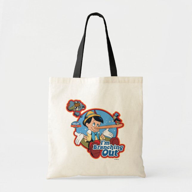 Pinocchio | I'm Branching Out Tote Bag (Front)