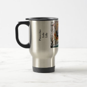 pinocchio, lola, lilly Christmas Travel Mug